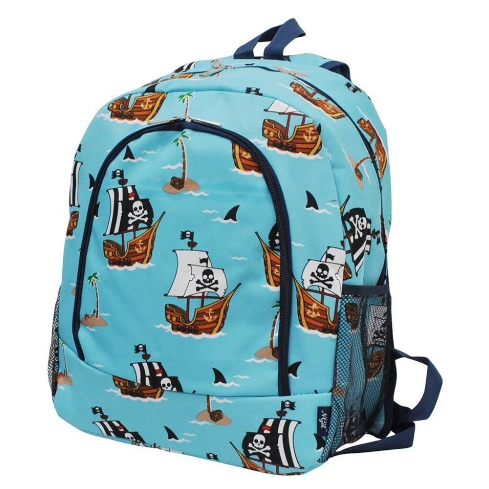 NGIL Pirate Ship Theme Backpack and lunch box